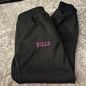 Kids Black Sweatpants Insulated Buffalo Bills
